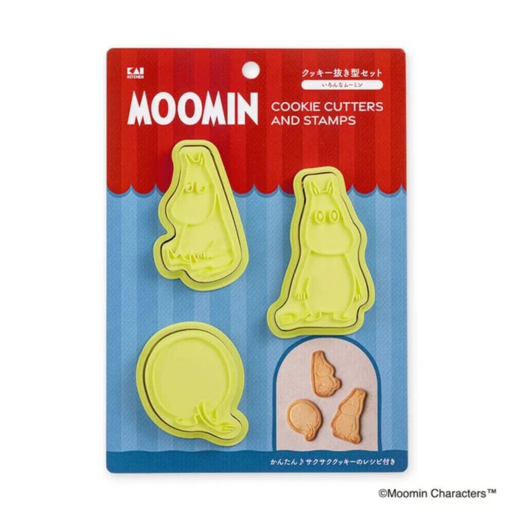 moomin Cookie cutter and stamps